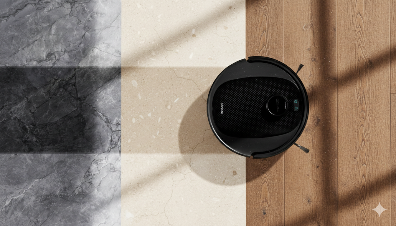 Robot aspirador con láser inteligente